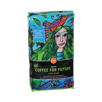 418707 EZA Fairtrade Coffee for Future, Bio Kaffee, Ganze Bohne, 1kg